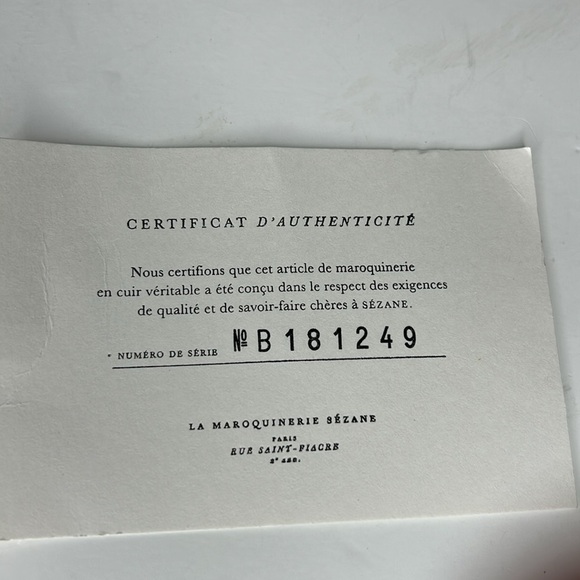 Sézane Nicole Circle Croc Embossed Leather Bag - Picture 7 of 12